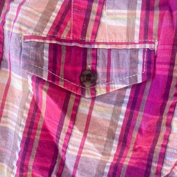 pink plaid shorts - Picture 7 of 11